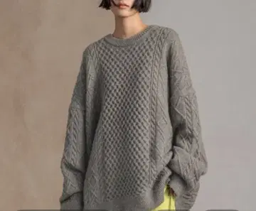 케이블 BIG 튜닉 지나시스 미사용 새상품 이번 시즌 신상