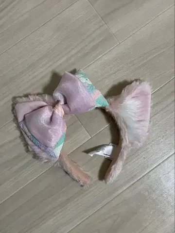 홍콩 디즈니 한정판 리나벨 리본 포함 머리띠