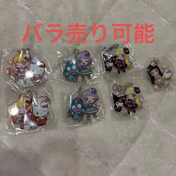 비밀의 아이프리 x 산리오 캐릭터즈 아크릴 키링 산리오 아이프리