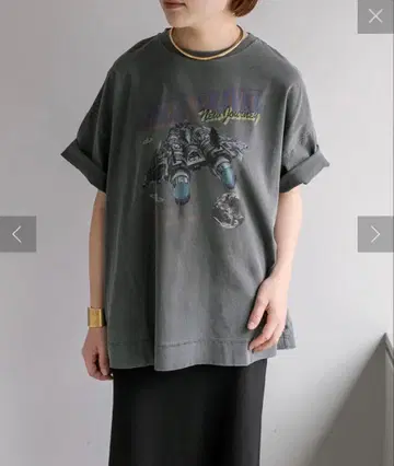 PUAL CE CIN 오버 사이즈 빈티지 라이크 T셔츠