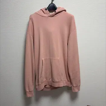 ZARA 후드 부착 핑크 후드티