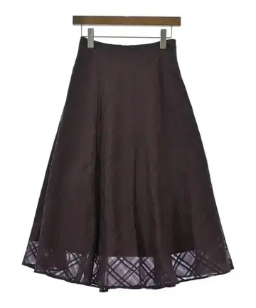 Couture 브로치 롱 맥시 길이 스커트 여성용