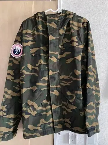 HTML 나일론 자켓 스트릿 카모플라쥬 새상품급