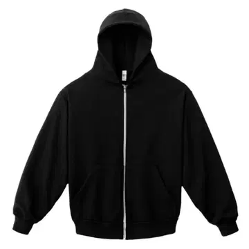 LOS ANGELES APPAREL Zip Hoodie Black XL