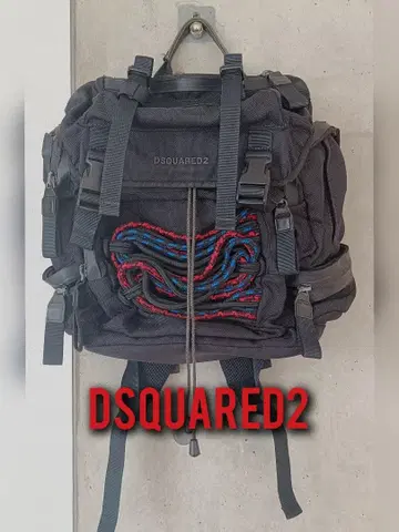 DSQUARED2 블랙 백팩