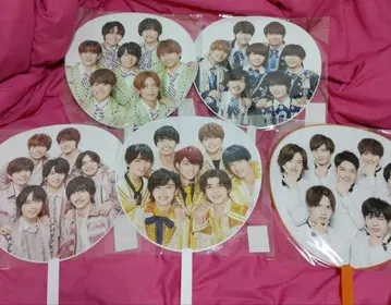 나니와단시 집합 부채 세트