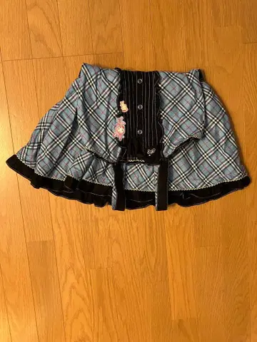 메조 피아노 오버롤 스커트