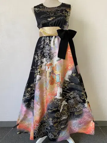 3255 기모노 리메이크 드레스 원피스