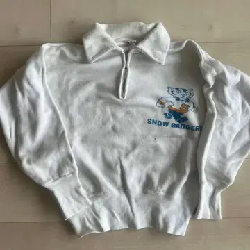 레어 Champion 빈티지 하프 지퍼 맨투맨