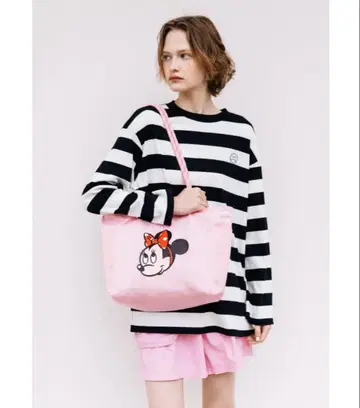WCJ [발수] 디즈니 리버서블 토트백 미니 핑크 미키