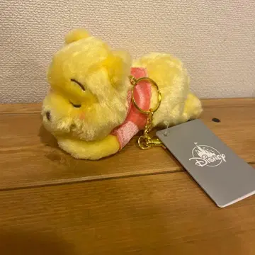 미사용 새상품 택 포함 디즈니 곰돌이 푸 봉제 인형 키링