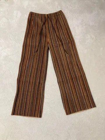 Chez toi 스트라이프 캐주얼 팬츠 F