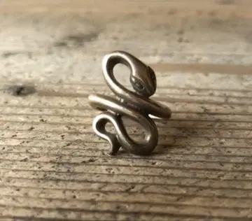 80's Copper ring Men's Pinky ring 스네이크
