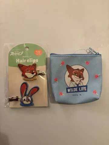 주토피아 헤어 클립 & 파우치 주디 닉