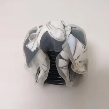 꽃무늬 클립 헤어 액세서리