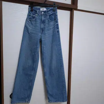 MOUSSY xs 하이웨스트 스트레이트 데님