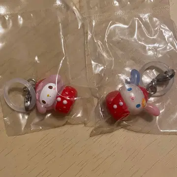 산리오 캐릭터즈 딸기 메지루시 액세서리 마이멜로디 우사하나