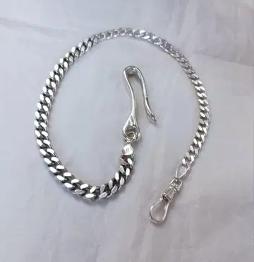 실버 925 당초 지갑 체인 숏