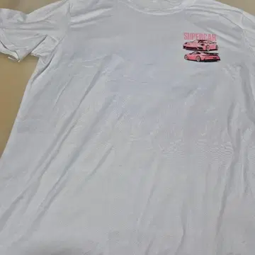 슈퍼카 T셔츠 화이트