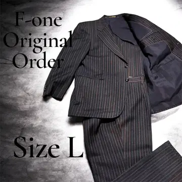 [ F-one Original Order ] 오더 수트 스트라이프 L