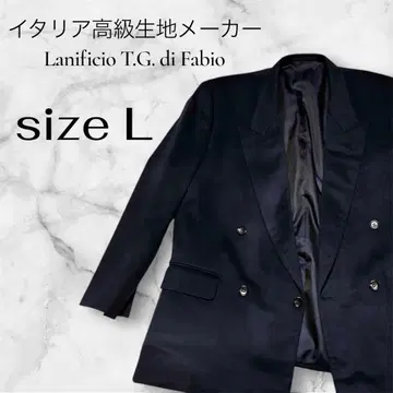 탈리아 갈로포 플로리아노 블랙 더블 브레스트 자켓