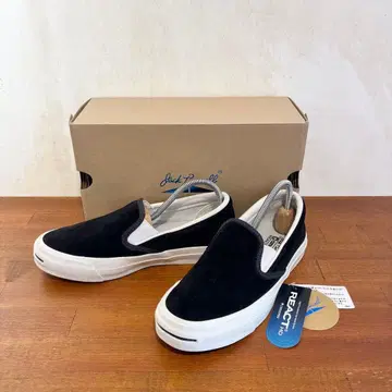 새상품급 컨버스 잭퍼셀 슬립온 23.5cm 네이비 800