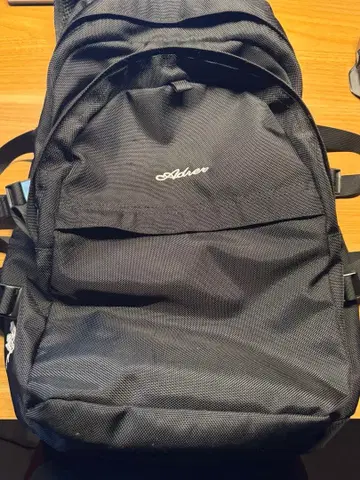 ADRER 블랙 백팩 백팩