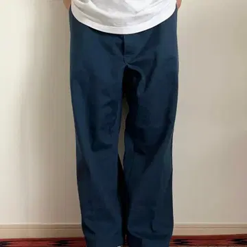 80s USA제 쁘띠택 Dickies 874 워크 팬츠 네이비 44