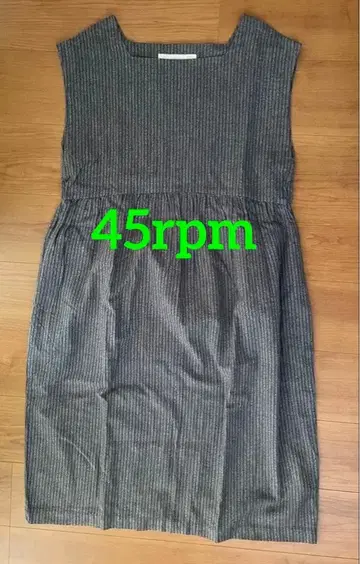 45R 45rpm 스트라이프 오버롤 스커트