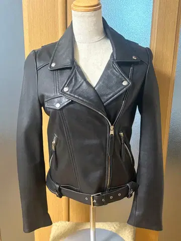 ZARA 램 가죽 천연 가죽 자켓