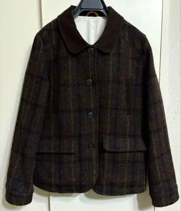 [ 새상품급 ] Par ici Harris Tweed 체크 무늬 자켓