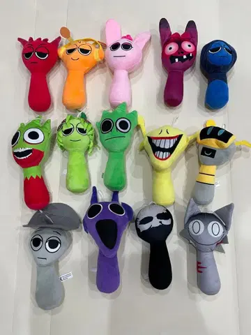 스플런키 봉제 인형 세트 14개