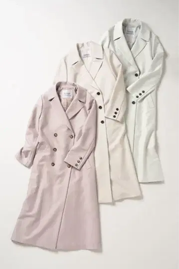 Mystrada 마이 스트라다 스프링 백 볼륨 코트 핑크