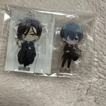 블랙 집사 아크릴 키링 세트