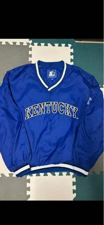 Starter KENTUCKY 나일론 자켓 풀오버 XL 파랑
