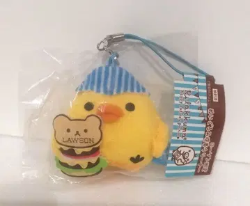 리락쿠마 키이로이토리 봉제 인형 핸드폰 클리너 로손 한정판 2012