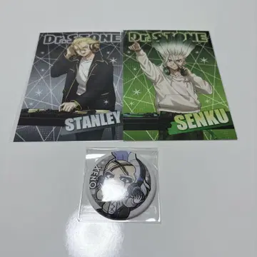 Dr.STONE 닥스토 DeNA 스탠리 제노 센쿠 캔뱃지 특전