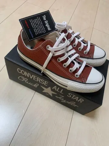 [미사용 새상품] 컨버스 올스타 100 컬러 OX 브릭 레드 23.5