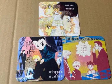 HUNTER x HUNTER 아트 코스터 곤 키루아 크라피카 레오리오