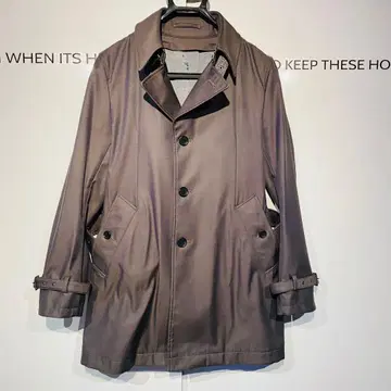 MEN'SMELROSE 트렌치코트 아우터 비즈니스 브라운 남성용 3