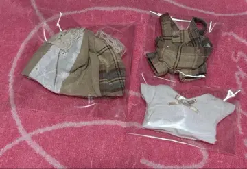 치비누이 의류 한국 체크 코디 3세트