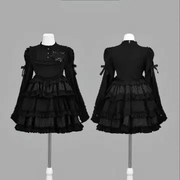 정품 DimMoire 프릴에 파묻혀 보는 악몽 드레스 원피스