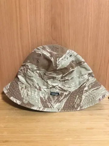 포스트 오버올즈 타이거 카모 버킷 햇 빈티지
