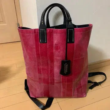 새상품급 겐텐 백팩 2way 가죽 천연 가죽