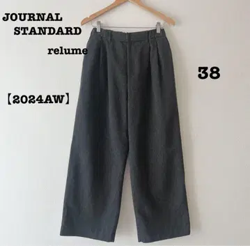 JOURNAL STANDARD relume 해링본 턱 스트레이트 팬츠