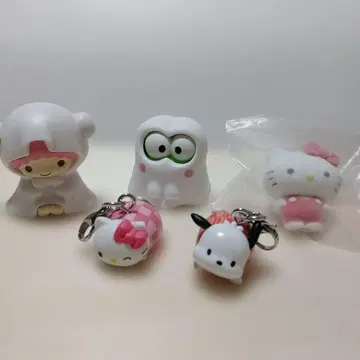 산리오 유령 피규어 오테다마 메지루시 참 플로키 인형