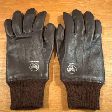 TYPE A-10 다크 브라운 가죽 장갑 사이즈 9