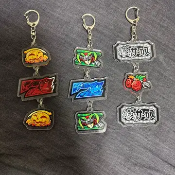 카라쿠리 서커스 3연 키링 복권 콜렉션 B상 3종