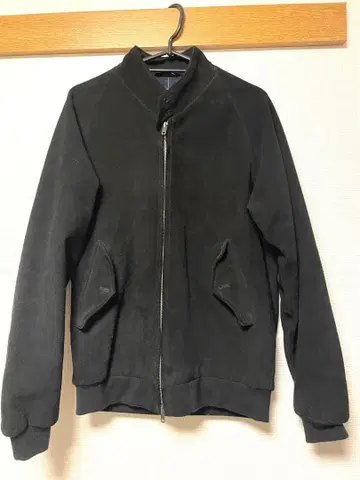 빔즈플러스 스웨이드 해링턴 자켓