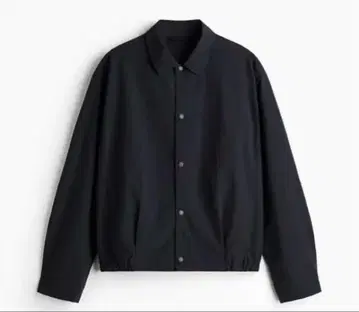 H&M 블랙 점퍼 릴랙스 핏